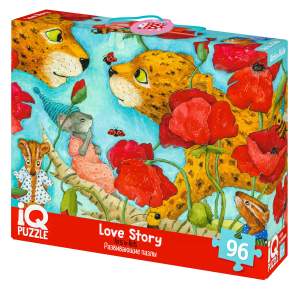 IQ Пазл с отличиями. 96 эл. История любви.
