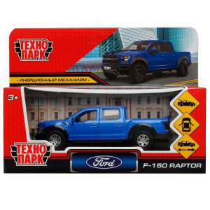 Машинка Ford F-150 SVT Raptor, коллекционная, металлическая, синий