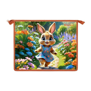 Папка д/тетрадей 1 отд. А5 Schoolformat НА ПОЛЯНКЕ молния 235х190х50 мм разноцвет. пластик, картон д