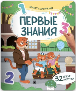 Плакат с липучками. Первые знания