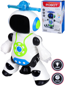 Интерактивный робот (свет,звук,бат.3шт.АА не в компл.,в коробке) (Арт. 1934670)