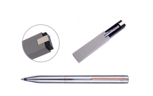 Ручка шариковая с поворотным механизмом AFINA, в подарочной упаковке, пулевидный пиш. узел 0.7 мм, м