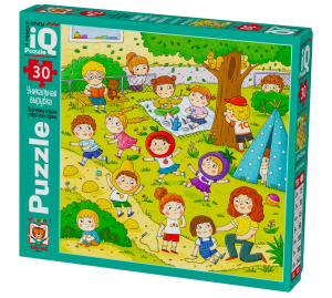 IQ Пазл для малышей 30 эл. Весёлые малыши 3+