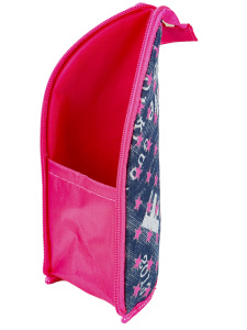 Пенал- стакан ДЖИНСА СО ЗВЕЗДАМИ, МАЛИНОВЫЙ (ПН-5062)