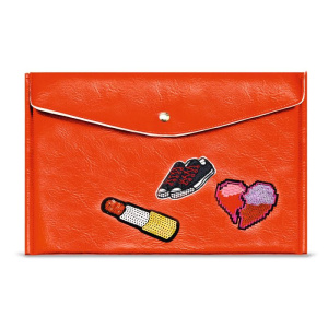 Папка для документов арт.48875 34.5х24 см, 1 отделение, металлизированная искусственная кожа, подкла