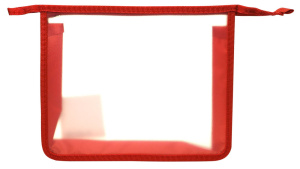 Папка д/тетрадей 1 отд. А5 Creativiki молния сверху 235х190х50 мм красн. пластик универс.