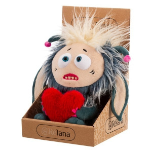 Игрушка мягконабивная ТМ /Relana/ Сказочное существо Сэди с сердцем, 21 см, в/к 27*17*17 см
