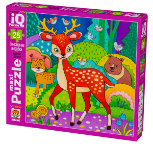 IQ Пазл МАКСИ 25 эл. Олень в лесу 2+
