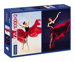 /Premium/ ПАЗЛЫ-ИГРА 1000+1000 элементов А2ф  /2 картинки в 1 коробке/-Про танцы-