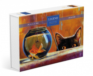 /Premium/ ПАЗЛЫ-ИГРА 500 элементов А2ф 480х330мм LEGEND -Узнай себя!_№1- (Lucia Heffernan) в подароч