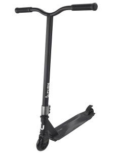Самокат трюковый STUNT (колеса PU 100мм, 66х11х82см, до 80кг) черный (Арт.СМК-1875)