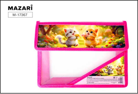 Папка для тетрадей КОТЯТА А5, 230*190*50 мм, на липучке