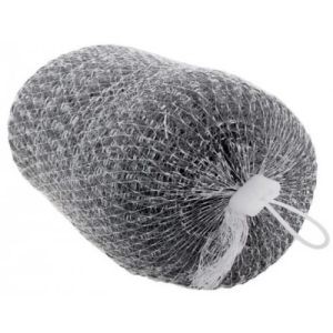 7182 Губка плетен, металл оцинк. 3шт. сетка, d-10см, 15гр. (7182 из короба 1/200) (10702070/120825/5