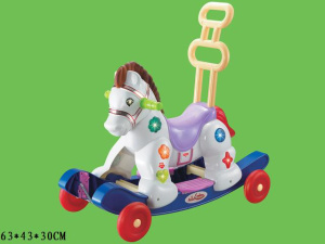 Каталка-качалка лошадь ВОХ .62х43х30см, арт.А2078.