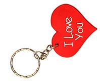 Брелок /Сердце плоское/ 9 см, цвет ассортимент