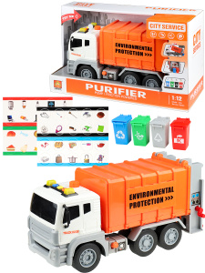 Машина  /Мусоровоз/инерционная (30,9см) (свет,звук,бат.3шт.AG13) (арт. 1949582)