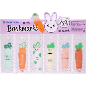 Закладки 6шт/уп в форме /морковки/