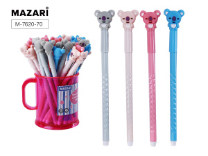 Ручка шариковая KOALA, СИНЯЯ, чернила на масляной основе, игольчатый пиш.узел 0.7 мм, корпус пластик