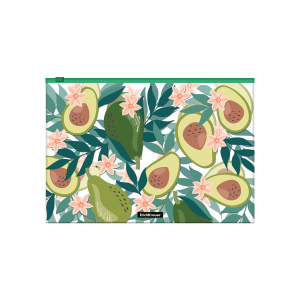 Zip-пакет пластиковый ErichKrause® Avocado Dusk, A4 (в пакете по 12 шт.)