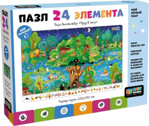 Baby Games. пазл Виммельбух.24Эл.Пруд. 07659