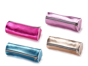 Пенал-косметичка SPARKY, на молнии, ПВХ, ассорти 4 цвета, ОПП-пакет с европодвесом