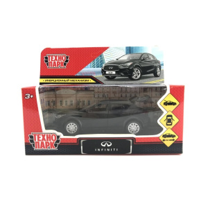 Машина металл INFINITI QX30 МАТОВЫЙ 12 см, двер, багаж, инерц, черный, кор. Технопарк в кор.2*36шт