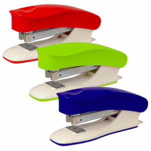 Степлер №24/6, 26/6 BRAUBERG /METROPOLIS/, до 30 листов, ассорти, 228753