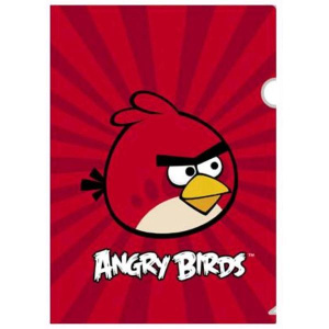 Папка-уголок (Хатбер) /ANGRY BIRDS/ пластик. AG4_10817