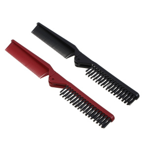 ЮНИLOOK Расческа складная, дорожная, пластик, нейлон, 21x2,8см, 2 цвета (10702070/021224/5152499, Ки