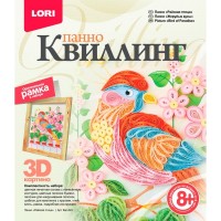 Квл-024 Квиллинг. Панно /Райская птица/