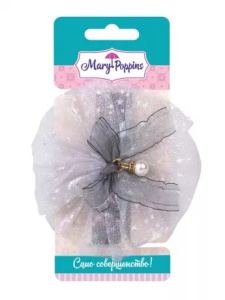 Повязка на голову /Жемчужинка/, украшение: 10 см.