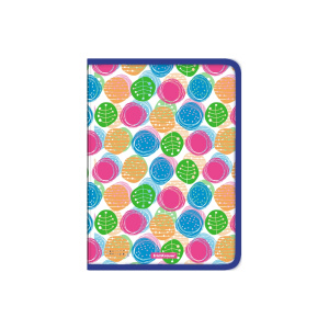 Папка для тетрадей на молнии пластиковая ErichKrause® Buttons, A4 (в пакете по 4 шт.)