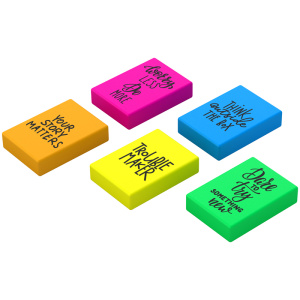 Ластик Berlingo /Hyper/, прямоугольный 35*25*8мм, цвета ассорти