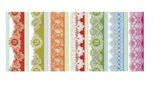 Пасхальная декоративная термоусадочная пленка на 7 яиц. Кружево