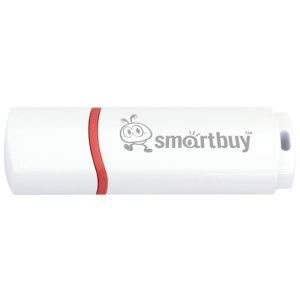 Память Smart Buy /Crown/  32GB, USB 2.0 Flash Drive, белый SB32GBCRW-W