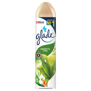 Освежитель воздуха аэрозольный Glade /Свежесть утра/, 300мл 650845/683467