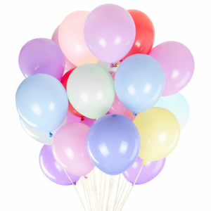 Шары воздушные 30 см, 30 штук, /МАКАРУНС/, ассорти, BRAUBERG KIDS, 591886