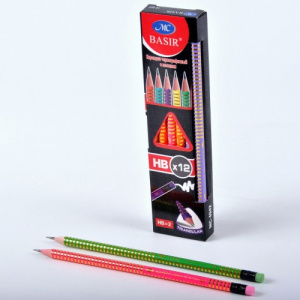 карандаш чб basir (золотая полоска)
