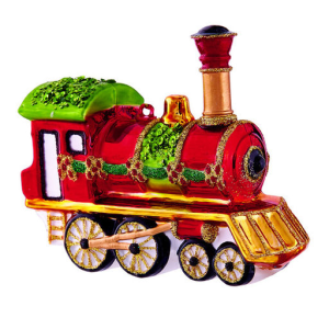 Паровозик /Путешествие в сказку/ (стекло) 11,5х4х9,5 см