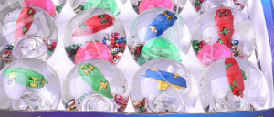 Мяч световой с наполнителем  6,5 см  /КОРАБЛИКИ/ (12 шт в шоубоксе)  Арт. И-1281 кратно 12