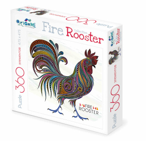 Огненный Петух.Пазл.360Эл.Узорный петух.02633