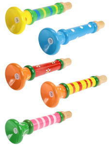 Деревянная игрушка. Дудочка (на веревочке, спайка,ассорти) (Арт. ИД-1391) кратно 12