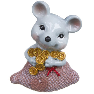 н.г.символ года мышка магнит  5,5*7,5*2,7см