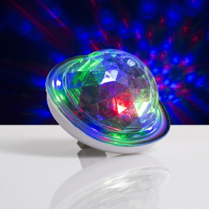 Световой прибор /Мини диско шар/, 6 см, USB, моргает, RGB 5254649 (10702070/220623/3255694, Китайска