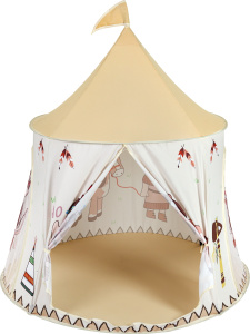 Палатка игровая  /Вигвам/, 116*116*123 см, в сумке (Арт. SMYQ04)