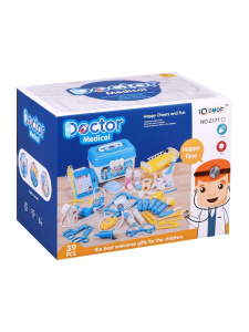 Игровой набор Доктор, свет, звук, эл. пит. AG10х10, вх. в компл., 39 предм., коробка