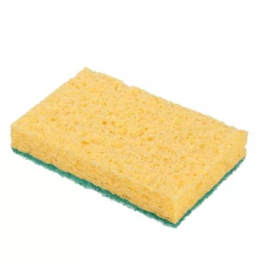 GRIFON Губка целлюлозная с жестким абразивом Hard/Soft , 1 шт в уп., 900-005/004