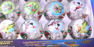 Мяч световой с наполнителем  6,5 см  /ТРОПИКИ/ (12 шт в шоубоксе)  Арт. И-1295 кратно 12