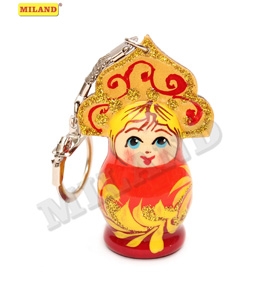 Брелок /Русская красавица/  (высота 4,5см) в ассортименте МС-7971