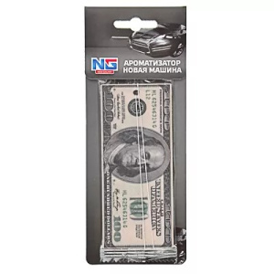 NEW GALAXY Ароматизатор бумажный Деньги 100 Долларов, новая машина